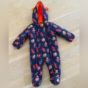 Wippette Kids Colorful Robot Snowsuit 18 Month